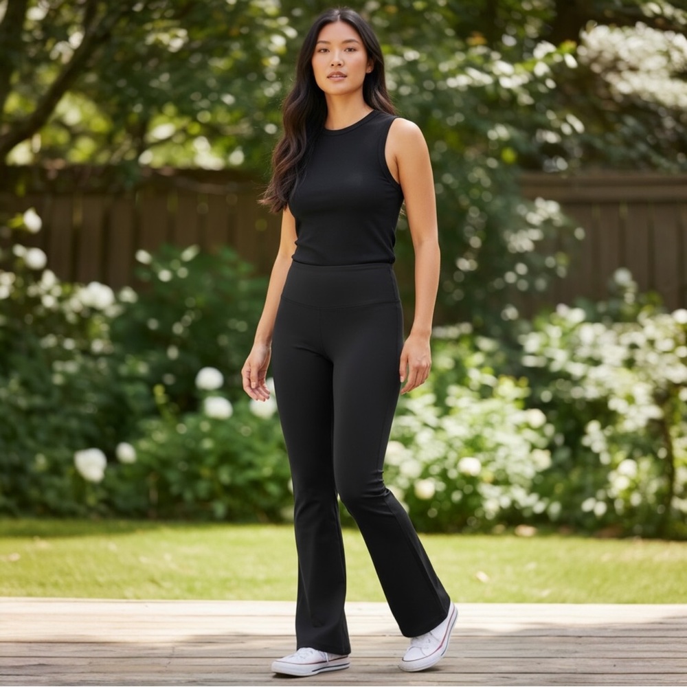 Jockey Black Flare Leggings